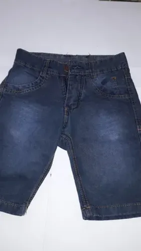 Bermuda Infantil Jeans , Marca Bob Bandeira -tam.10 - semi nova - ótima