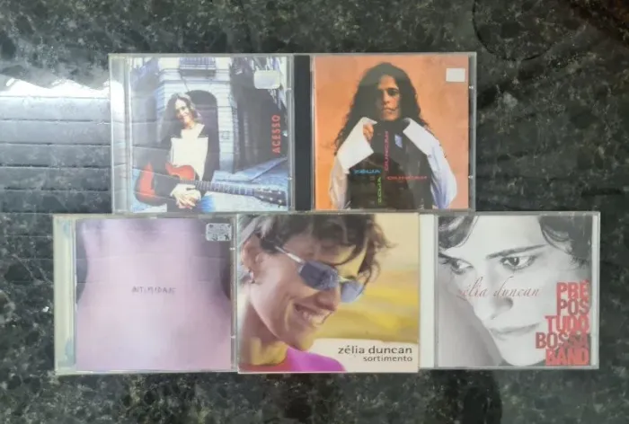 Coleção CDs Zélia Duncan