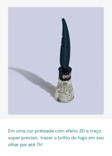Harry potter Delineador Prata