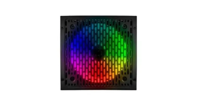 Fonte BRX Rainbow Series, 850W, 80 Plus Bronze, PFC Ativo, Bivolt, RGB Nova lacrada