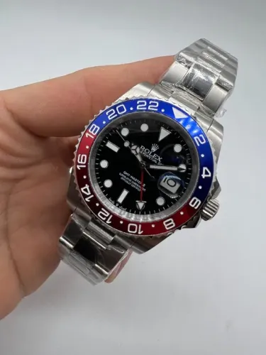 Rolex GMT Master II Pepsi - Azul e Vermelho