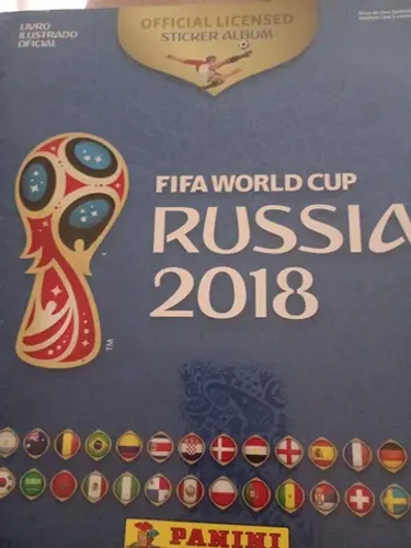 Álbum completo da copa 2018