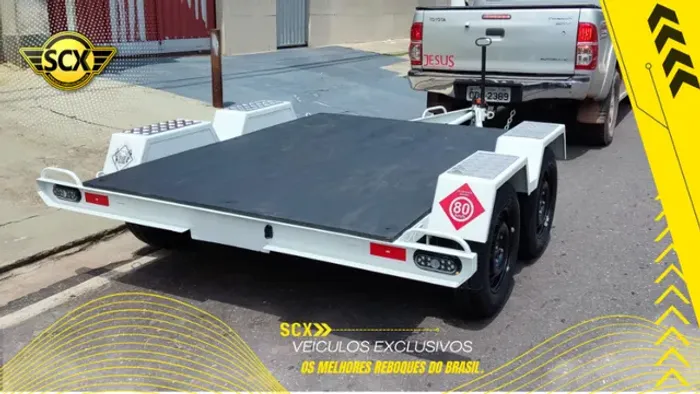 Carretinha tipo Reboque Som Automotivo! A mais forte do mercado é Scx Qualidade.