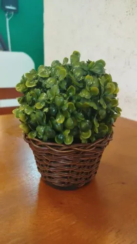 Plantas artificiais decorativa tipo buchinho, aprox. 15 cm