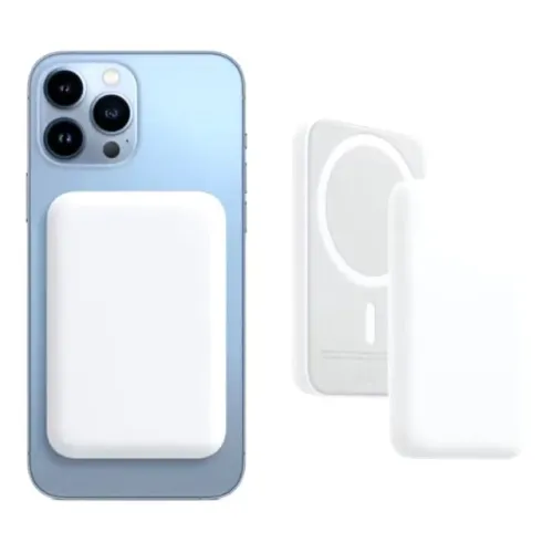 Carregador Portátil Magsafe Indução iPhone Apple Sem fio Bateria Carga