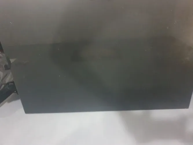Tampo de vidro preto mesa quadrada 120cmX 90cm
