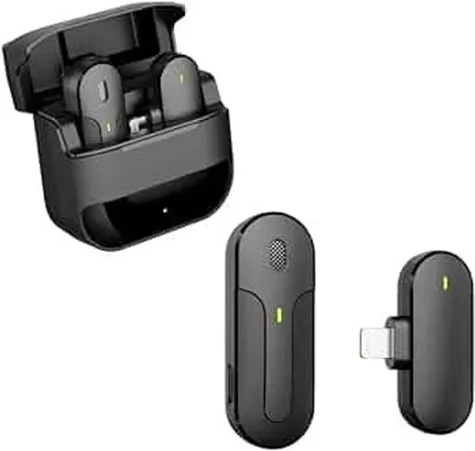 Microfone de Lapela Samsung Motorola Xiaomi Type-c Portátil Celular k81 Case Recarregável