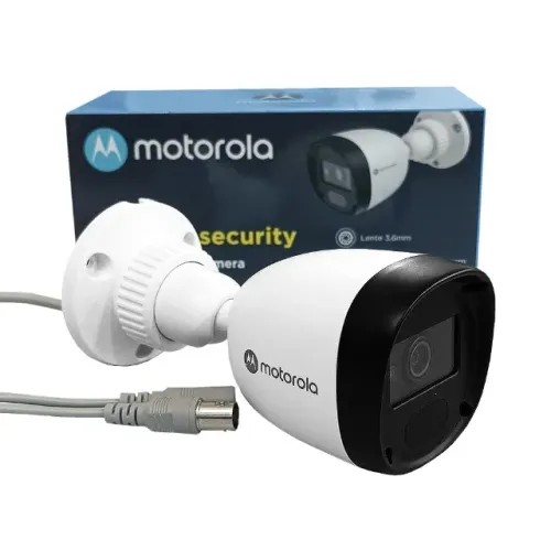 Câmera de Segurança Motorola Full HD1080p Bullet 4x1 2.8mm IR20M IP66