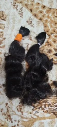 Cabelo humano virgem - 2 mechas lindo,cheio e bem tratado 