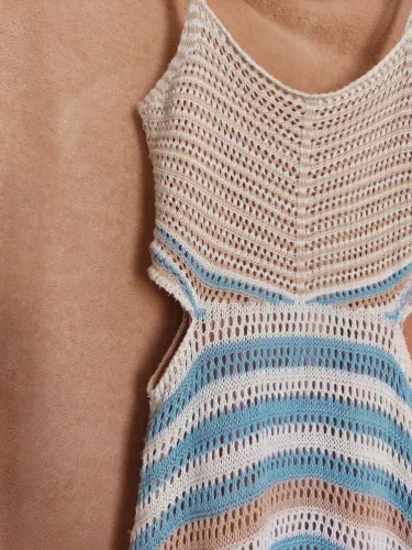 VESTIDO LONGO CROCHE