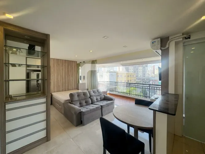 Studio no Jardim Anália Franco, moderno pronto para morar, 40 m²