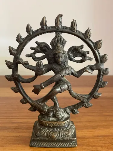 Escultura de Shiva Nataraja em Bronze 
