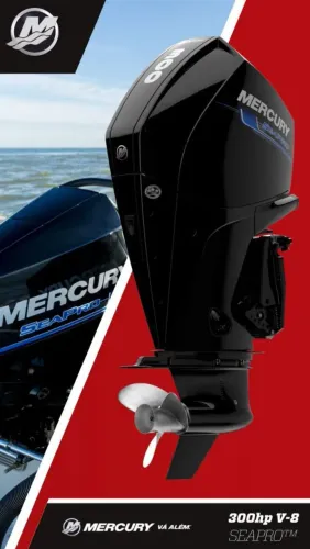 Mercury 300 HP Sea Pro - Motor de Popa Novo