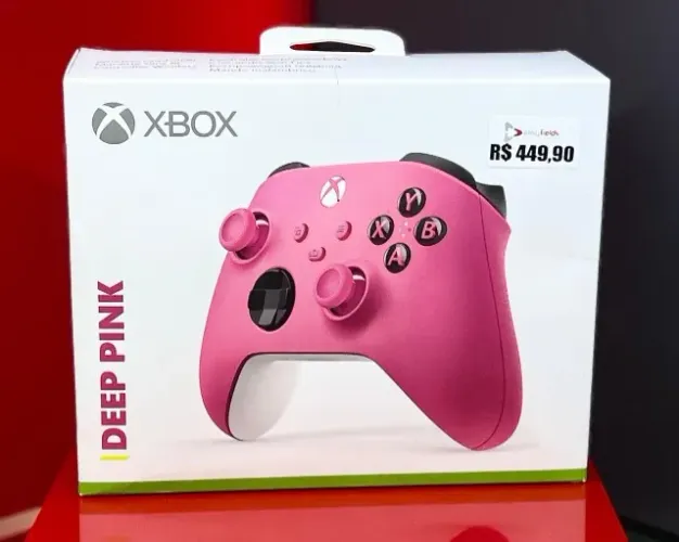 Microsoft X-Box Controle Series X/S - DEEP PINK - Produto Novo Com Garantia da Loja 