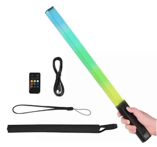 Bastão de Led RGB Luxceo Q508A original + controle