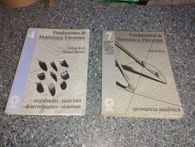 Fundamentos de matemática elementar volumes 4 e 7