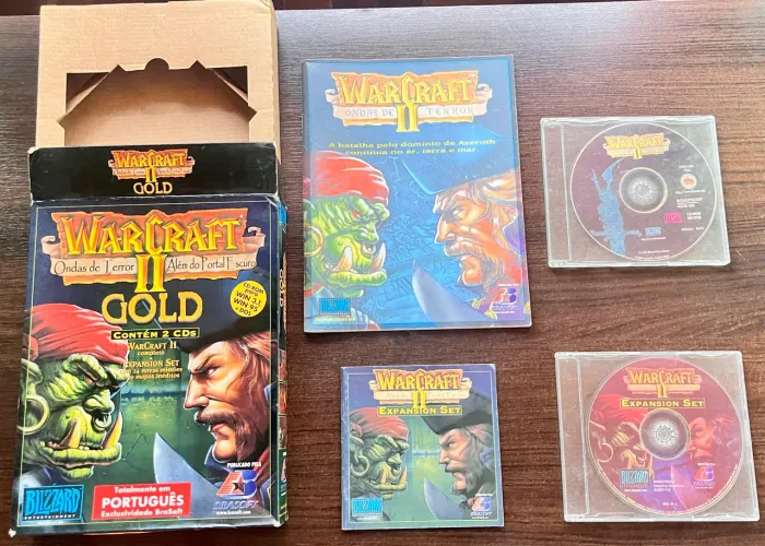 WarCraft II Gold - Ondas de Terror e Expansion Set Além do Portal Escuro