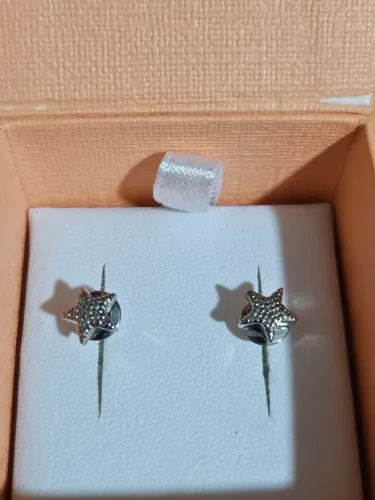 Brincos de estrela prata original Vivara 