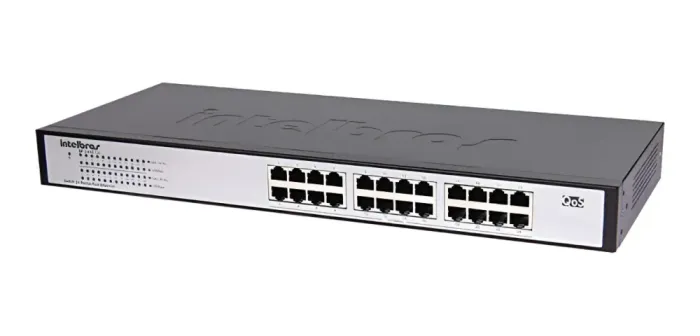 Switch 24 Portas Fast Ethernet Intelbras Sf 2400 Qr 10/100