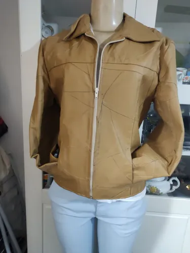 Jaqueta feminina couro veste Tam M 