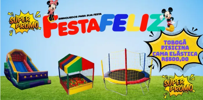 LOCAÇÃO DE BRINQUEDOS INFLÁVEIS