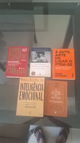 Livros de Desenvolvimento Pessoal - coleção com 5 volumes