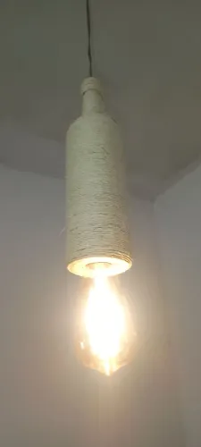 40,00 por 28,00 luminária feita com fibra de sisal 