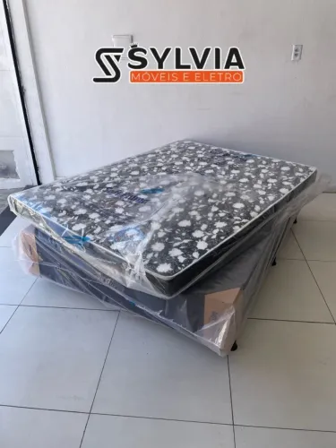  Cama Box Casal Soft pluma 12 cm