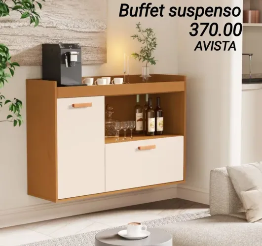 Buffet suspenso novo 370 com montagem 