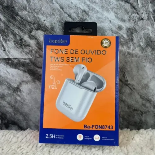 Fone Sem Fio Bluetooth Basike BA-FON8743 i12