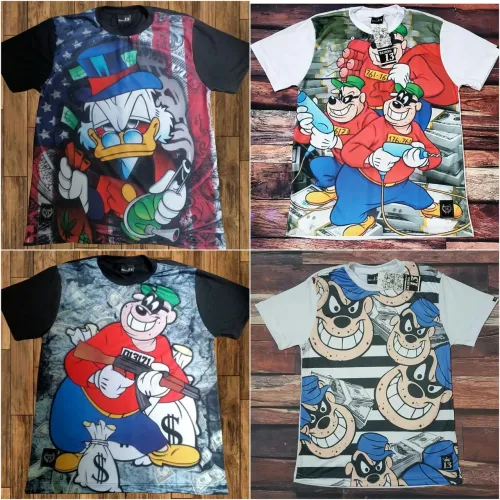 Camiseta Irmãos Metralha Tio Patinhas