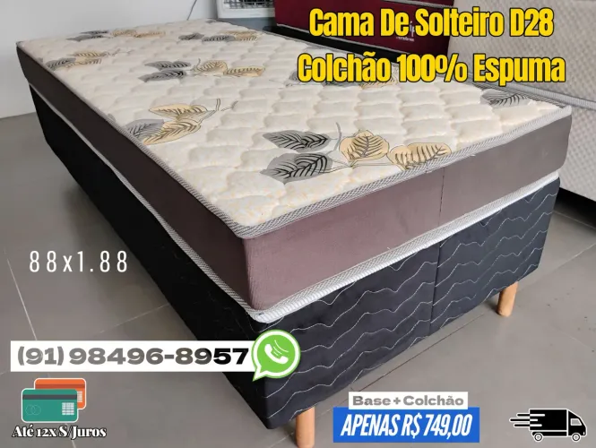 CAMA DE SOLTEIRO D28