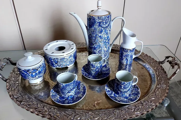 Jogo de Chá em Porcelana, Bavaria