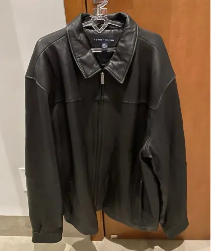 Jaqueta de Couro Legítimo - Tommy Hilfiger