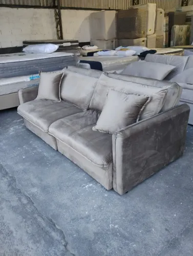 Sofá Retratil Cama Lara 4 Lugares (2.10m)