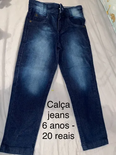 Calça jeans 6 anos 