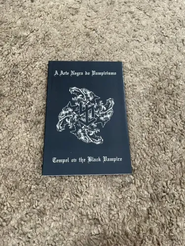 Livro A Arte Negra Do Vampirismo- Temple Ov The Black Vampire