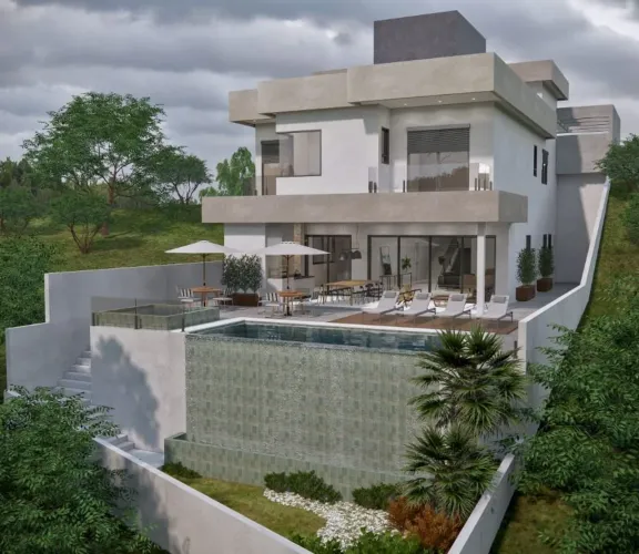 ÓTIMO TERRENO COM LINDA VISTA E PROJETO APROVADO.