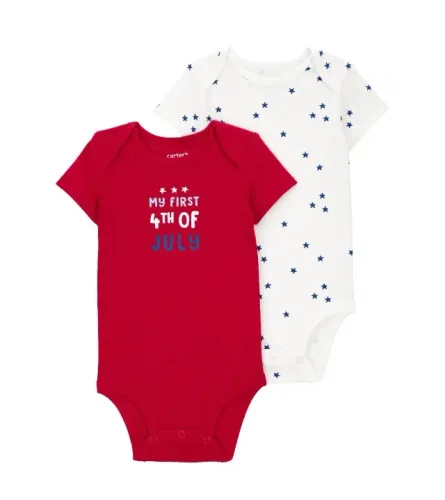 Kit 2 bodies Carters tamanhos 0-3, 3-6, 6-9 e 12 meses importados (Novos)
