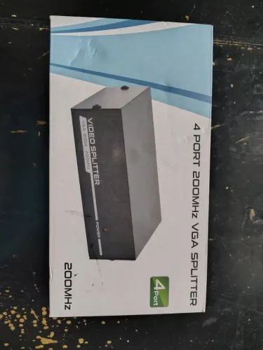 VGA Splitter 4 Portas - 200MHz (NOVO na caixa)