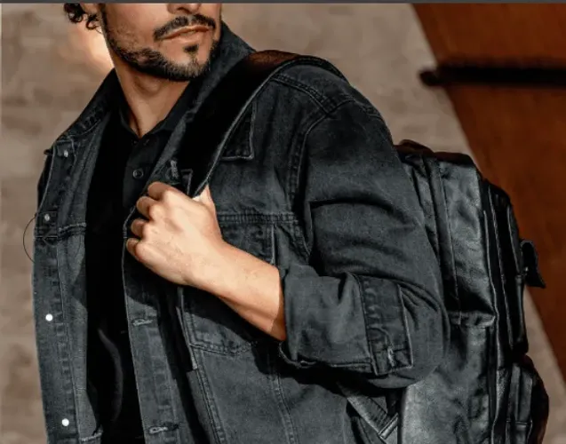 jaqueta jeans preta | tamanho g | nova
