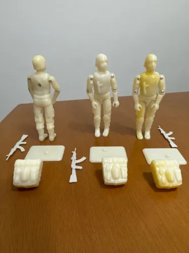 Soldado Cobra Comandos em ação molde, preço unitário. Gi Joe Comandos em Ação 