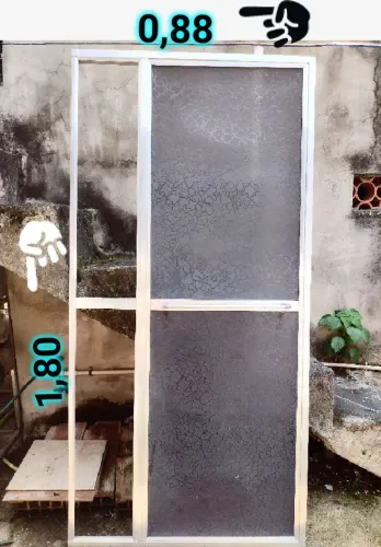 Vendo porta de alumínio para Box de banheiro 