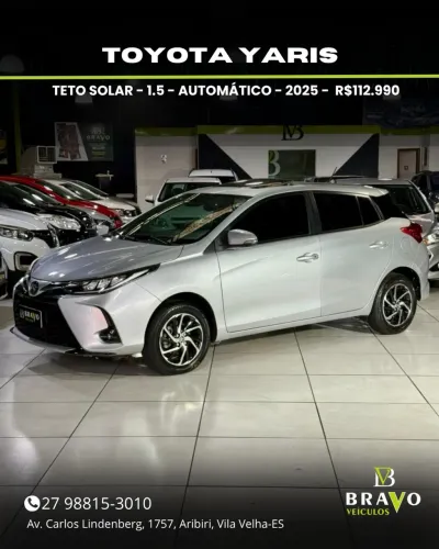 Toyota Yaris XLS 1.5 Flex 16V 5P Aut. 2025 - 4 MIL KM Rodados !