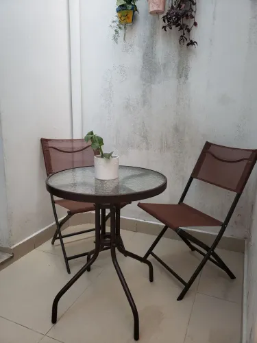 Mesa área gourmet c cadeiras