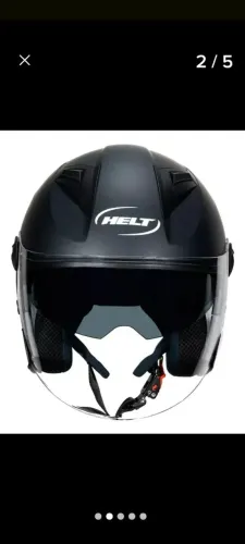  Capacete com óculos fumê interno.