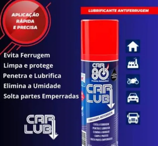 Car 80 lub lubrificante Antiferrugem. 