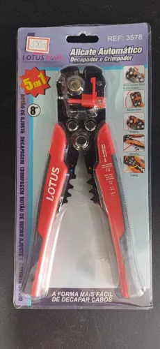 Alicate Automático Decapador e Crimpador Lotus Plus