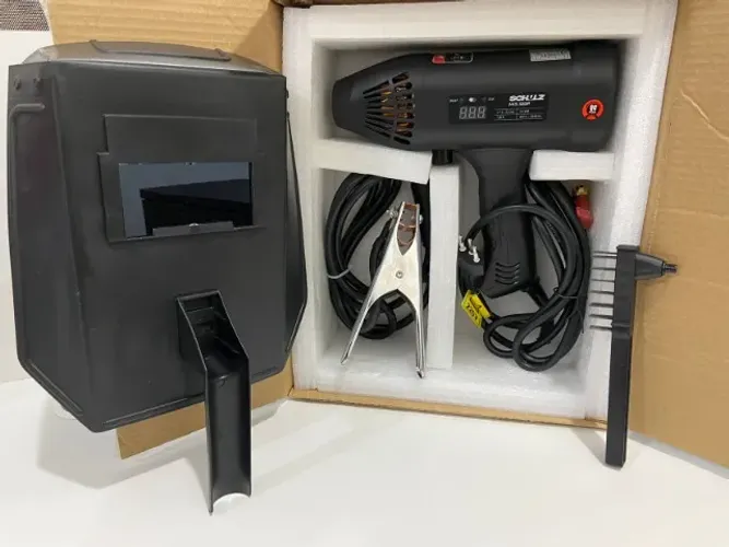 Máquina de Solda Inversora Pistola 120A Portátil Mis120p 220v - Fator de trabalho 120@40