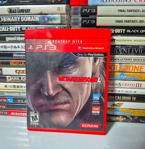 Metal Gear Solid 4 (PS3) original cd em estado de novo